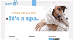 Desktop Screenshot of bubblespetspa.com